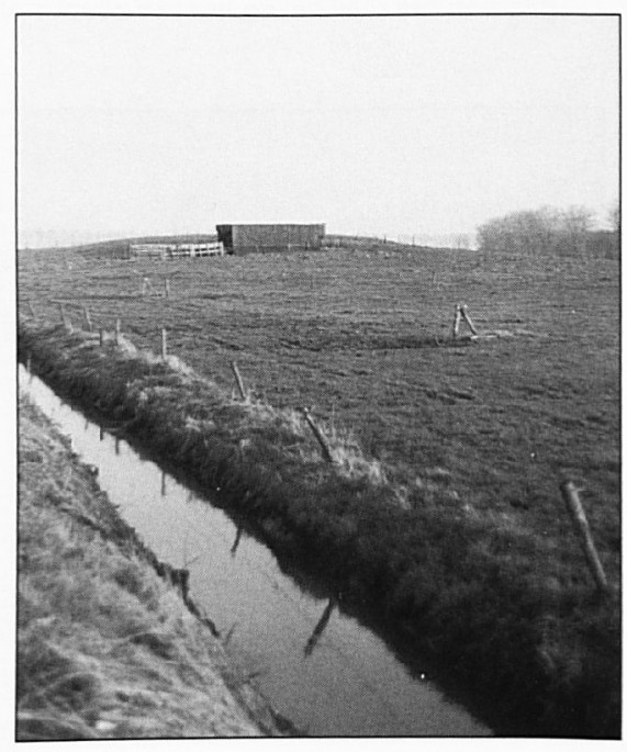 De Dreumelse berg, op het eerste oog een lichte glooiing in het vlakke polderlandschap. Toch is deze heuvel nog ongeveer 8 meter hoog...